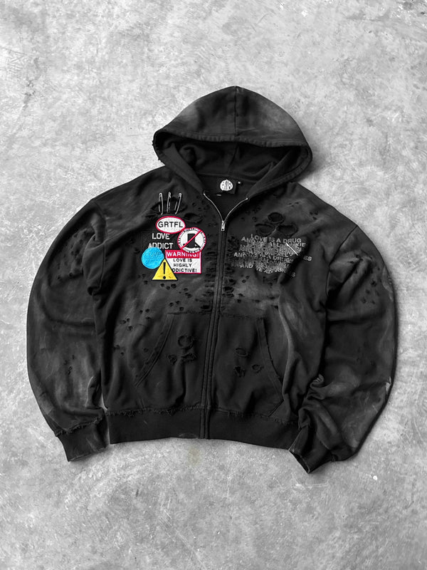 LOVE JUNKIE ZIP UP